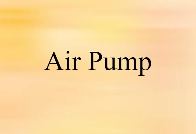 air pump