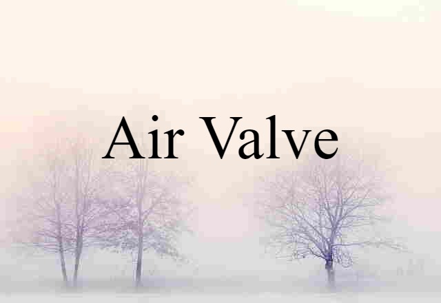 air valve