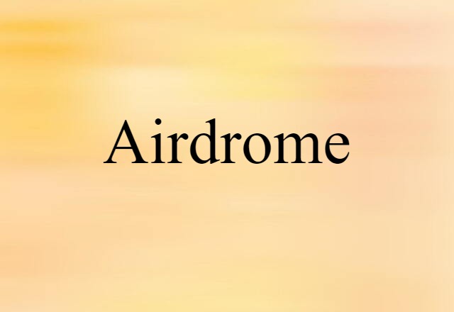 airdrome