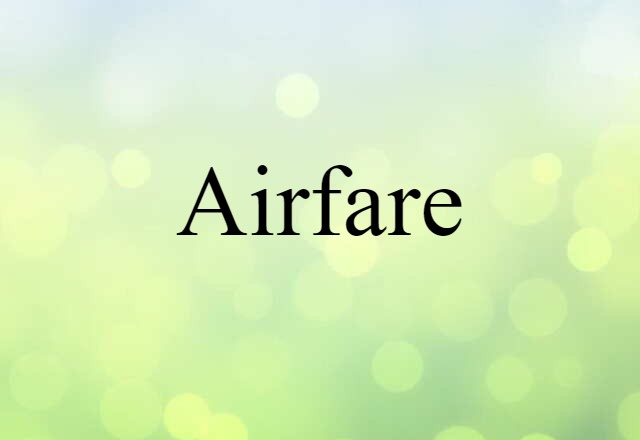 airfare