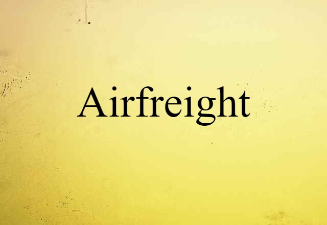 airfreight