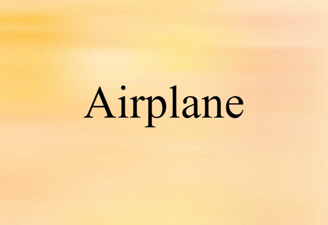 airplane