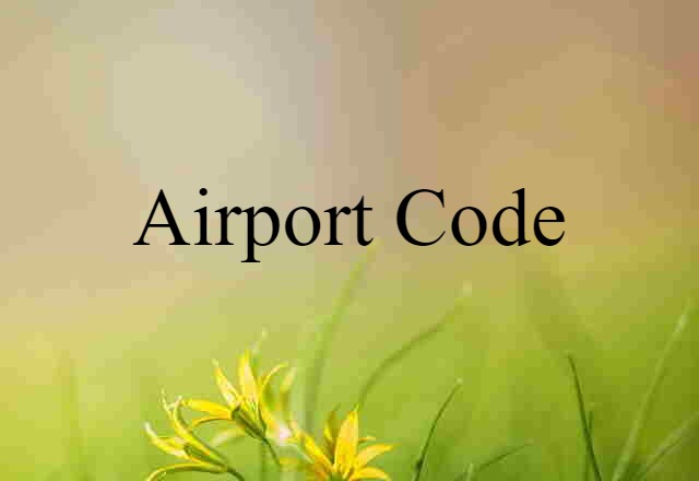 airport code