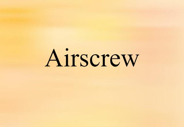 airscrew