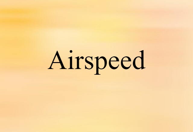 airspeed