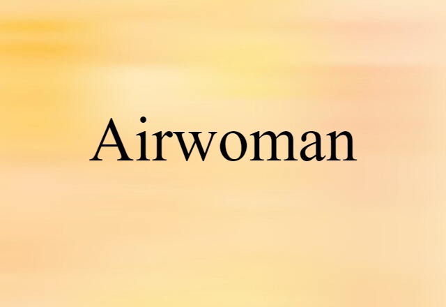 airwoman