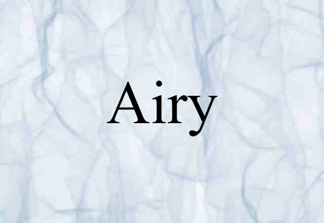 airy