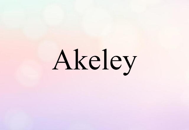 Akeley