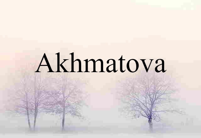 Akhmatova