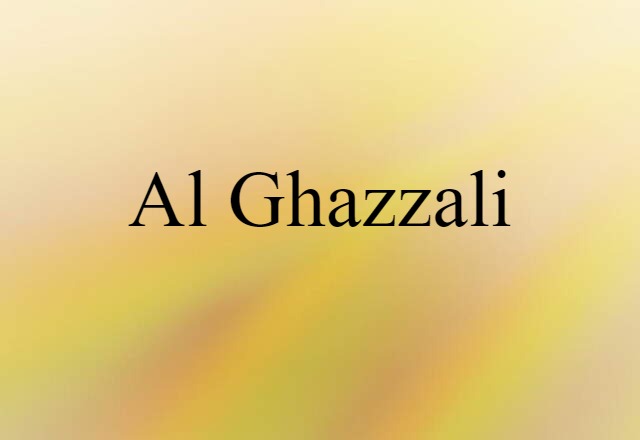 Al-Ghazzali