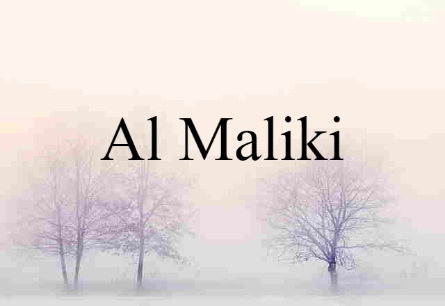 al-Maliki