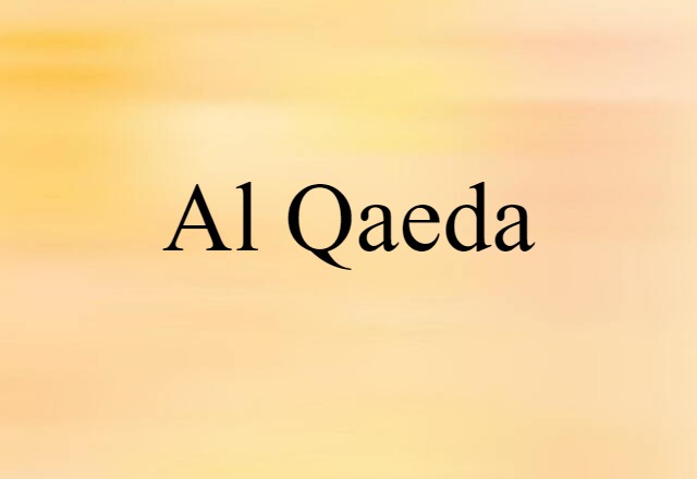 al Qaeda