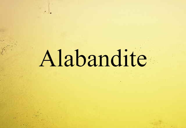 alabandite