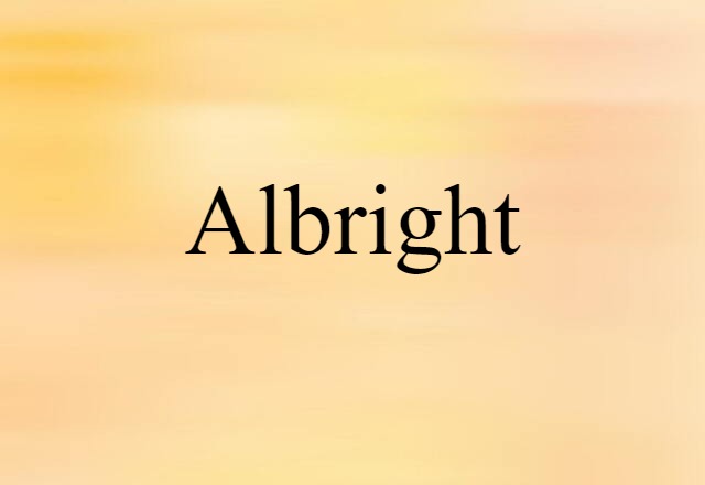 Albright