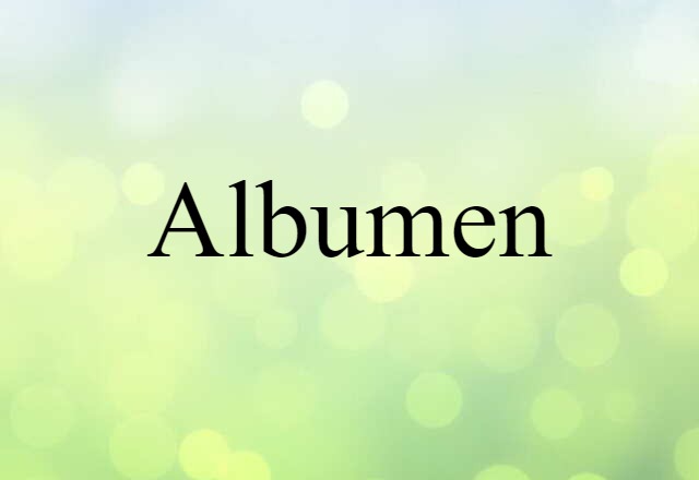 albumen