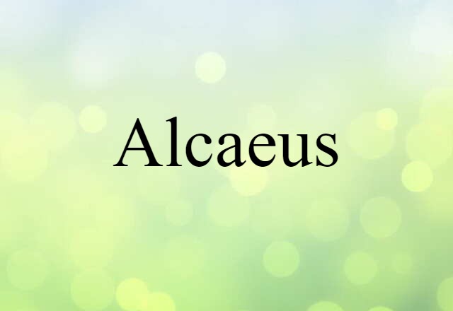 Alcaeus