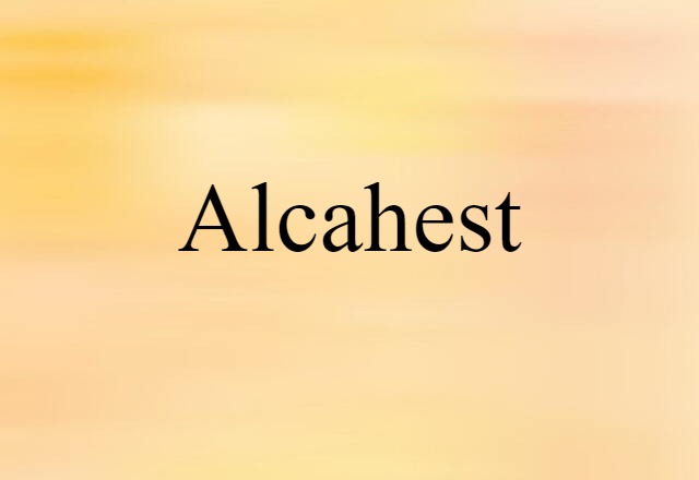 alcahest