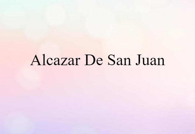 Alcazar de San Juan