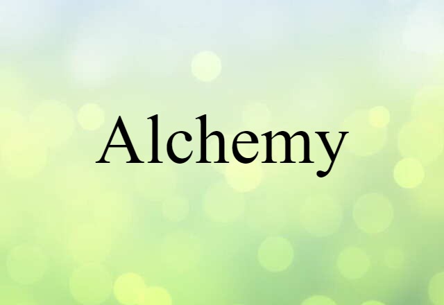 alchemy