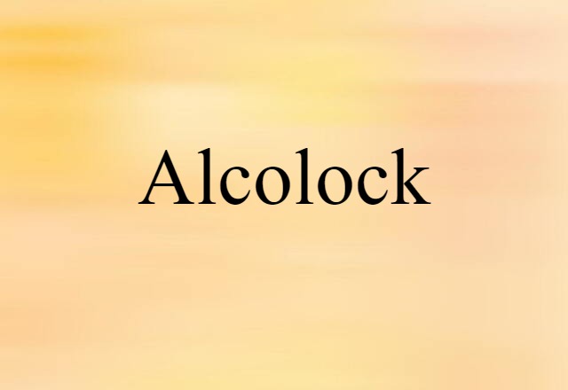 Alcolock