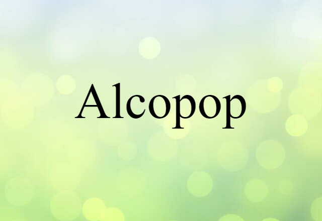 alcopop