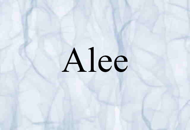 alee