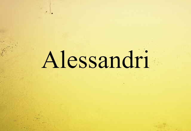 Alessandri