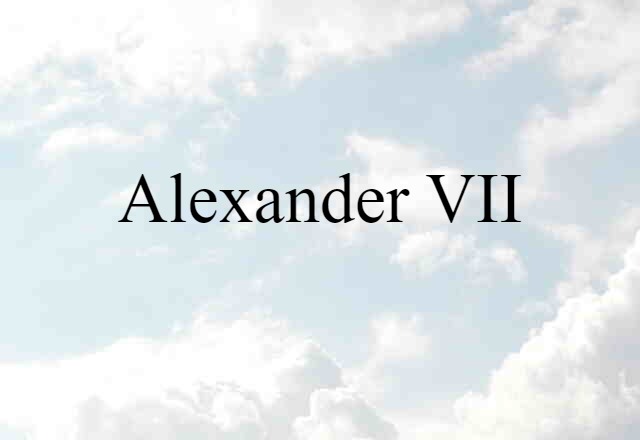 Alexander VII