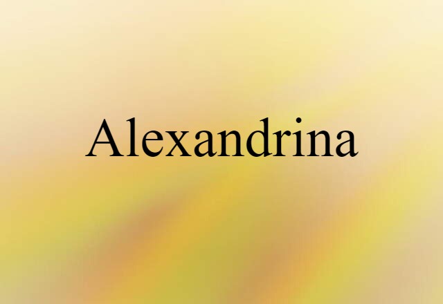 Alexandrina