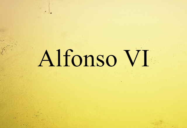 Alfonso VI