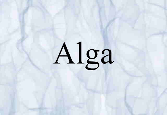 alga