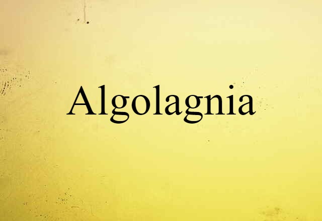 algolagnia