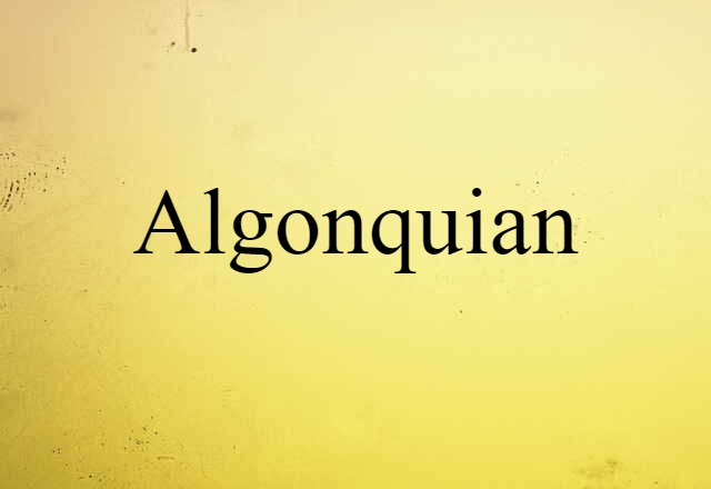 Algonquian