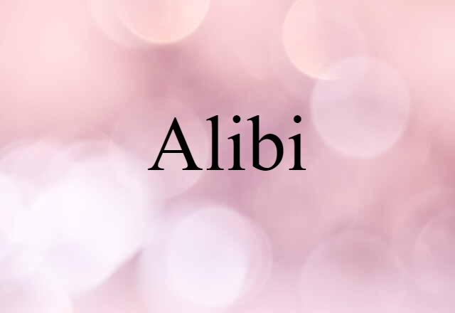 alibi