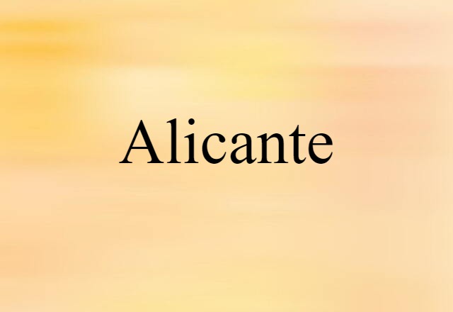 Alicante