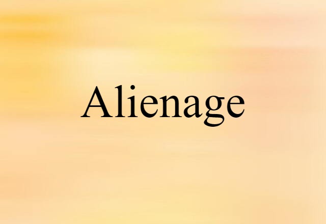 alienage