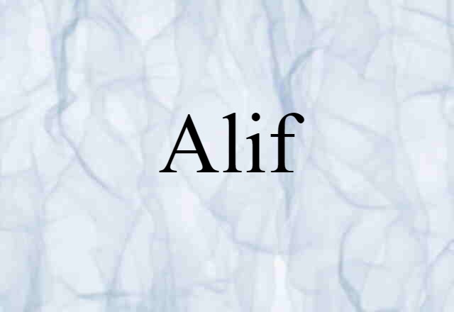 alif