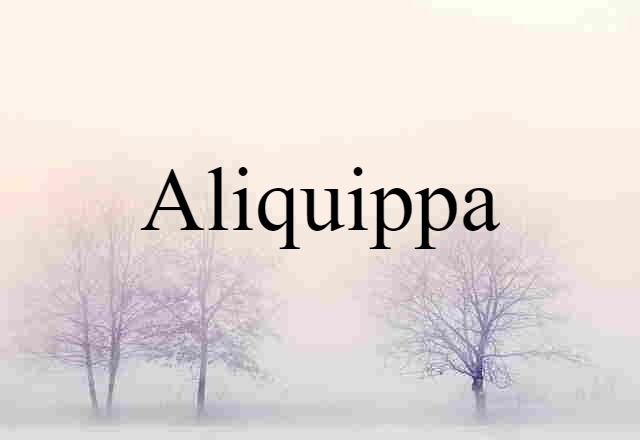 Aliquippa