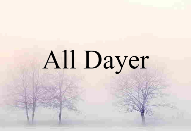 all-dayer