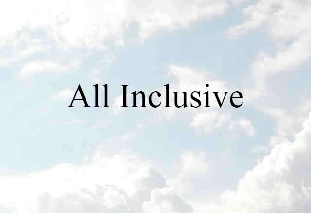 all-inclusive