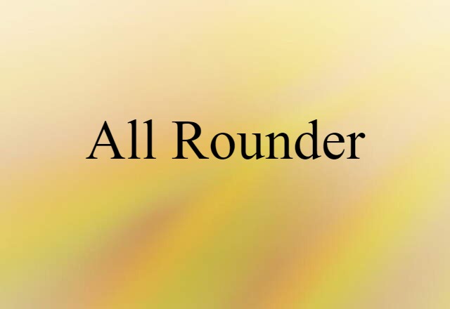 all-rounder