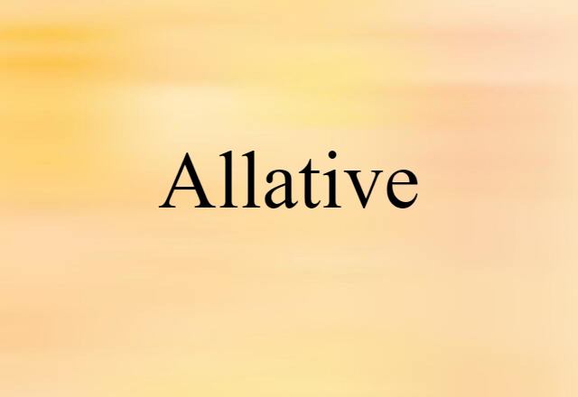 allative