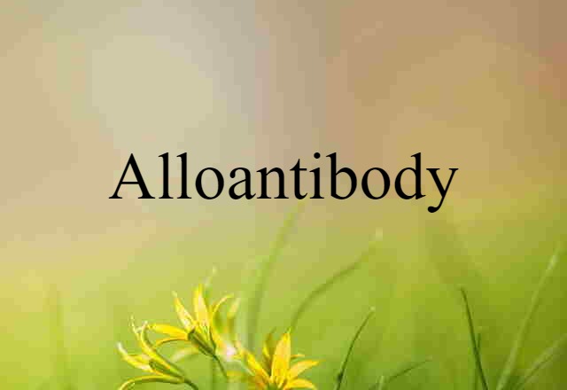 alloantibody