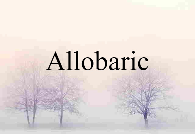 allobaric