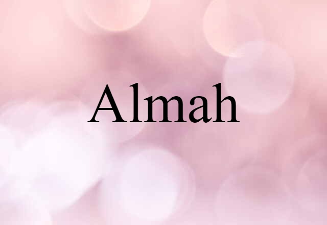 almah