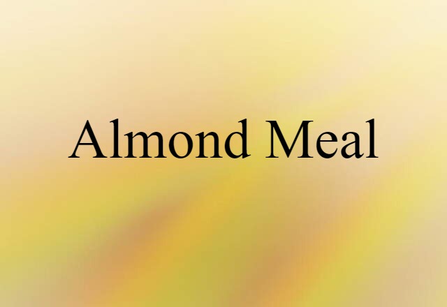 almond meal