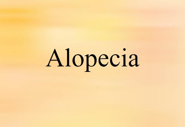 alopecia