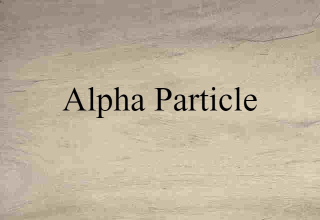 alpha particle