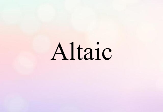 Altaic