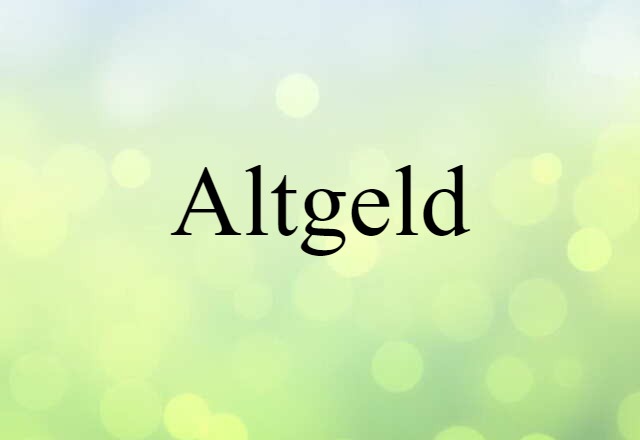 Altgeld